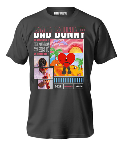 Playera Bad Bunny Un Verano Sin Ti Estampado