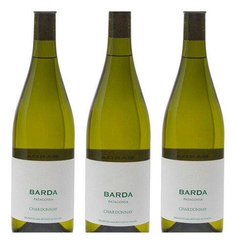 Pack X3 Barda Chardonnay By Chacra - Vino Blanco Patagonia