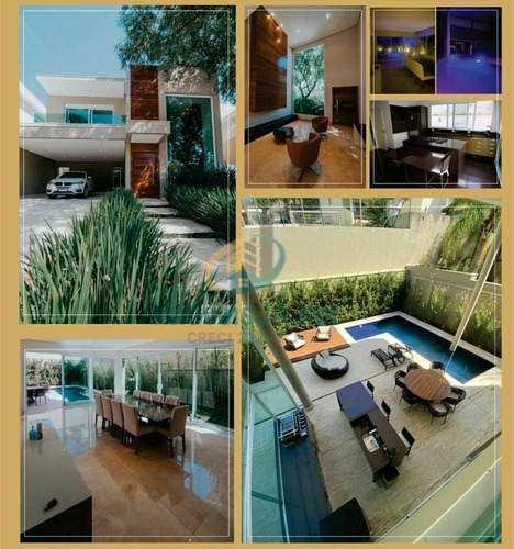 Imagem 24 de 24 de Belíssima Casa No Residencial 11 - Venda - Semi Mobiliada - Moderna-a/c:535,00m², A/t:500,00m², 05 Dorms (04 Suítes) - 907