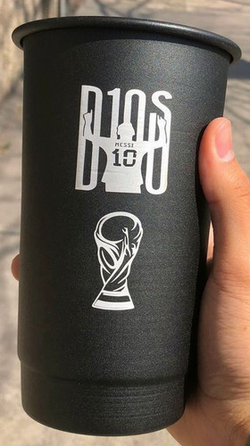 Vaso Fernetero Boca River Messi 1 Litro
