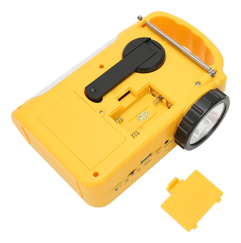 Radio Solar De Manivela Am Fm Sw Radio De Emergencia Con Led