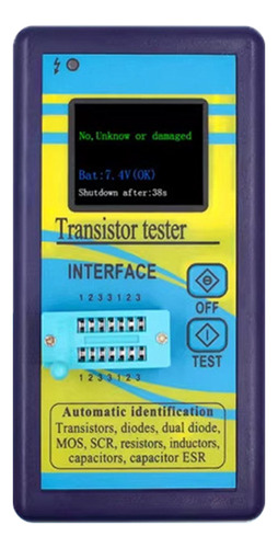 Medidor De Probador De Transistores Con Pantalla, Pin De Tra