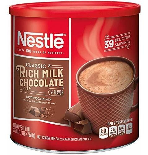 Nestle Cacao Caliente Mix Rico Chocolate Con Leche Sabor 27,