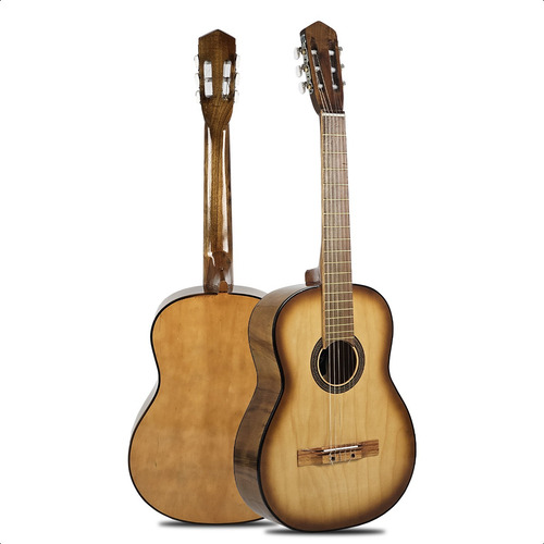 Guitarra Electro Acustica Criolla Funda Pua Colores Color Honeyburst Material Del Diapasón Madera Orientación De La Mano Diestro