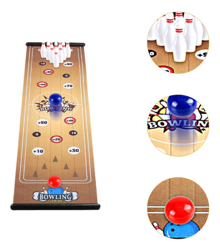 Juego De Bolos De Juego De Shuffleboard Juego