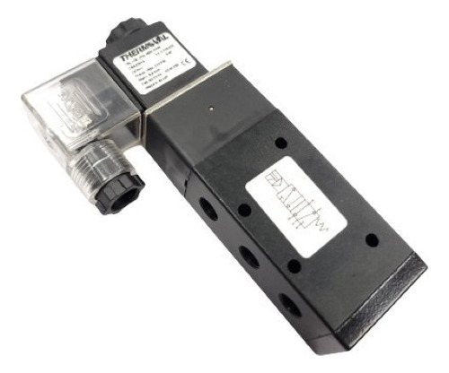 Valvula Simple Solenoide 1/8  24 Vcc Thermoval 22513