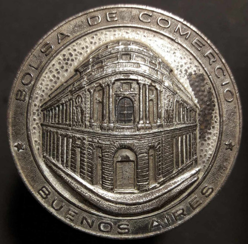 Medalla Medallon Bolsa De Comercio De Buenos Aires 5cm 