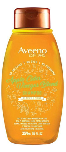 Aveeno,shampoo Da Brillo,vinagre De Manzana,354ml