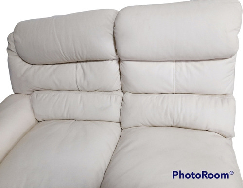 Imagen 2 de 10 de Juego De Muebles De Cuero, Color Blanco.