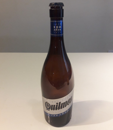 Botella De Colección Cerveza Quilmes 120 Años. (vacía).
