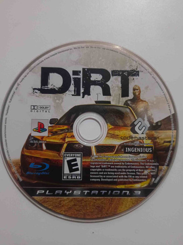 Dirt Para Ps3 (Usado)