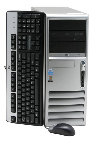 Torre Cpu Hp Compaq Intel/amd X2core Ram2gb Ddr2 Hdd 80gb (Reacondicionado)