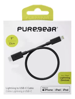 Puregear Cable Mfi Usb C Para iPhone X Xr Xs Max 22cm