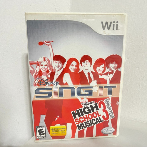 Disney Singit High School Musical 3 Nintendo Wii Físico 