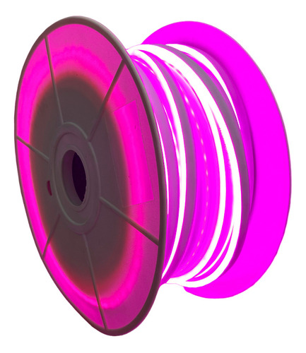 Tira Luces Led Neon Rosa Manguera Flexible X 50metros