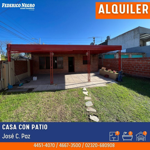 Casa En Alquiler En José C Paz