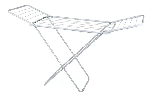 Varal De Chão Reforçado Retrátil Com Abas Slim Mor Branco - Dimensões: 1,44 m x 49 cm x 89 cm