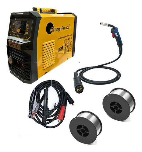 Soldadora Inversora Mig 200amp Multiprocesos Laston/2 Roll0s