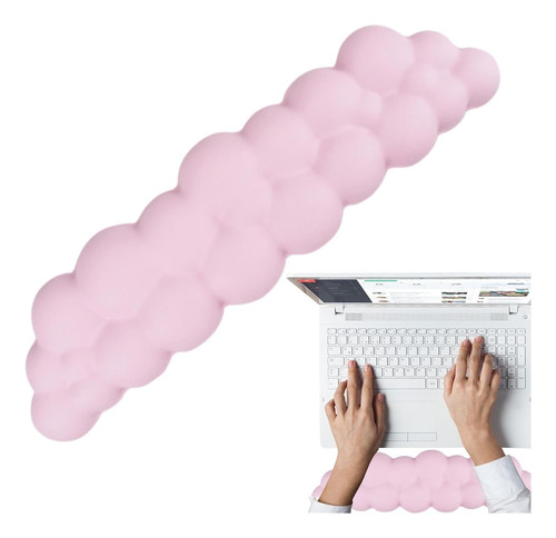 Reposa Muñecas Color Rosa Rosa Nube