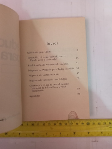 Educación Para Todos (Usado)