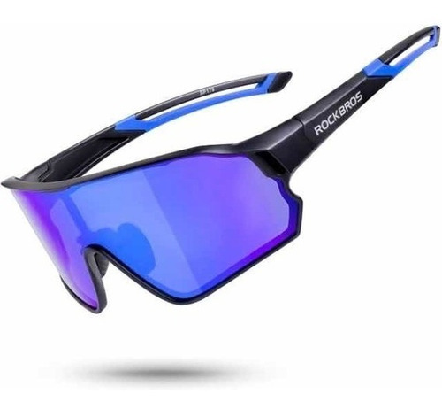 Lentes Deportivos Polarizados De Ciclismo Motos Rockbros