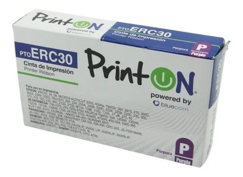 Cinta Para Impresora Printon Compatible Con Epson Erc30