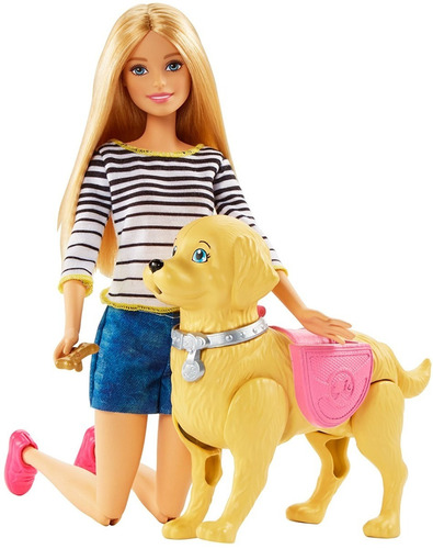 Barbie Muñeca Con Perrito Paseo Nueva 2018  Veterinaria
