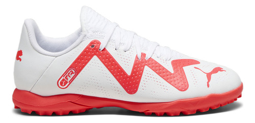 Botines Puma Future Play Tt Jr Niños Fútbol Blanco