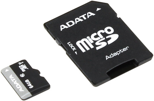 Memoria Micro Sdxc Adata 64gb Uhs-i U1 C Adapt  Ausdx64guicl