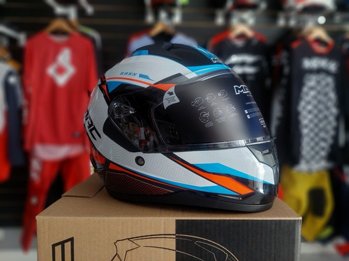 Imagen 3 de 6 de Casco Integral Mac M67 Bass Zepelin Simple Visor-allmotors-