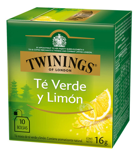 Te Twinings Te Verde Y Limon Caja X10u Import. - Tinda Deli