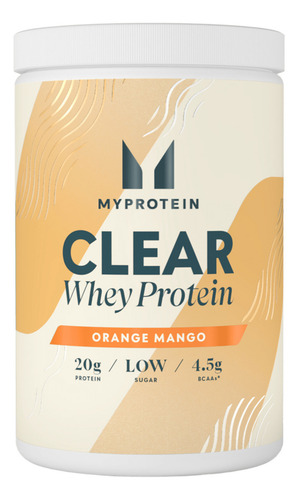 Proteina Myprotein Clear Whey Isolate Sabores Frutales Sabor Orange Mango