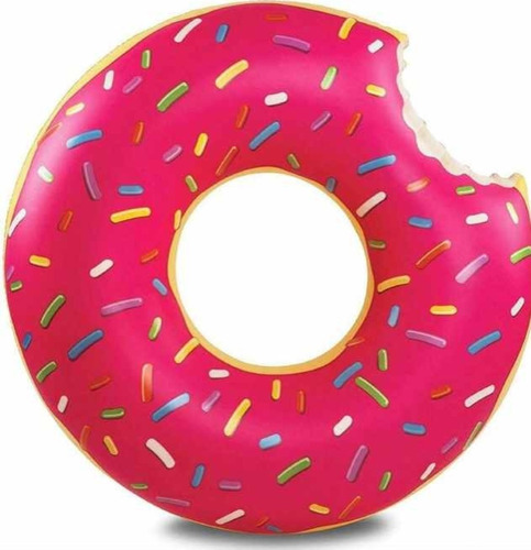 Pack 2 Flotador Dona Donuts Inflable 120cm