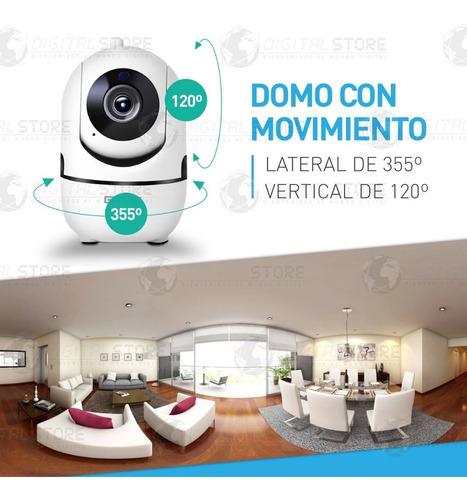 Kit 2 Camaras Seguridad Ip Wifi Inalambrica Motorizada Hd Sd