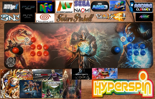 Imagen 2 de 7 de Arcade Con Hyperspin Premium Transportable 2tb