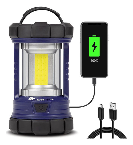 Linterna De Camping Ct Capetronix 3200lm Recargable 4600mah