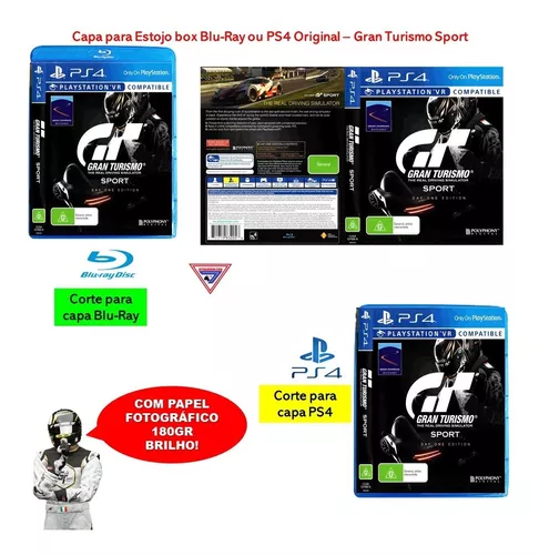 Capa para Caixa PS4 Pro Gran Turismo Original na loja Star Games no Paraguai  