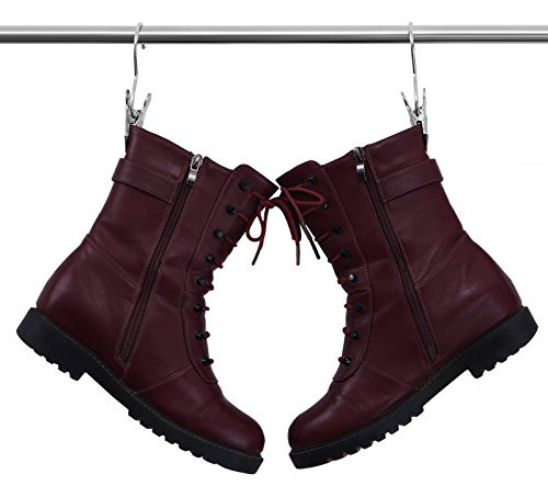 Bewishome 24 Pcs Gancho De Lavandería Para Colgar Botas Clip