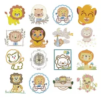 Comprar 70 Matrices P\u002F Maquinas De Bordar Animales \u002F Leon \u002Fleones  