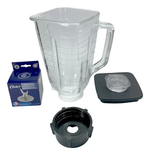 Vaso Para Licuadora Oster + Kit Cuchilla Y Base Original