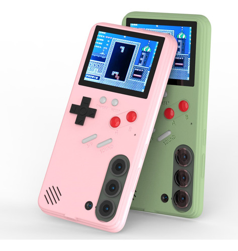 Funda Game Boy Con Pantalla Colores Para Samsung S22 Ultra