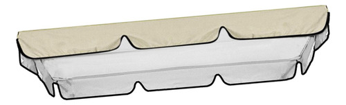 Toldo Oscilante De Repuesto Para Porche Exterior, Beige