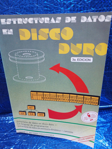 Libro  Estructuras De Datos En Disco Duro 3 Ed Sin Diskette