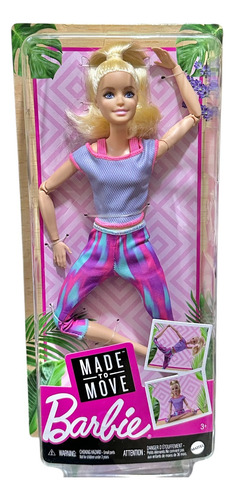 Barbie Made To Move Yoga Rubia 433a