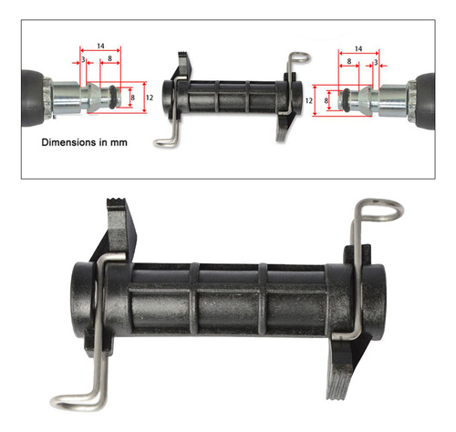 4 Conector De Extensión Conector De Tubo De Extensión Para
