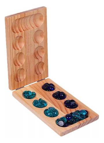 Juego De Mesa Portátil Mancala Con Juego De Estrategia