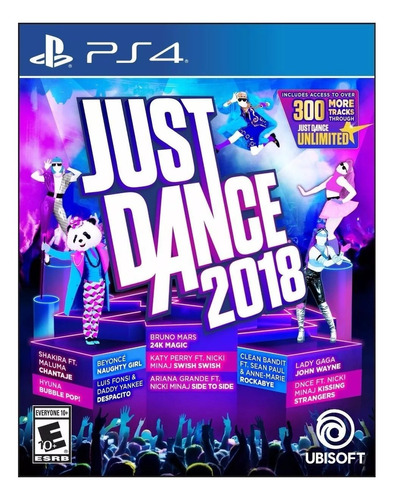 Just Dance 2018  Standard Edition Ubisoft PS4 Digital