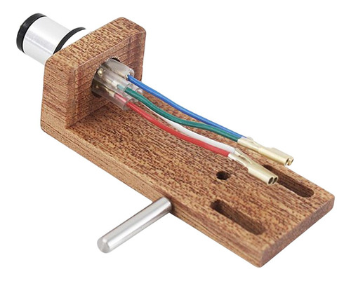 Tocadiscos Headshell Accesorio De Madera Phono Lp Audio