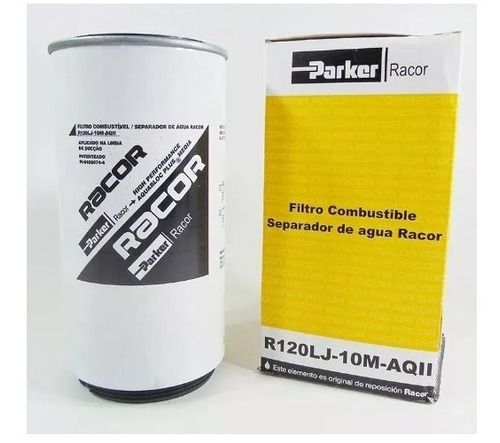 Filtro Combustible Racor R120lj-10m-aqii