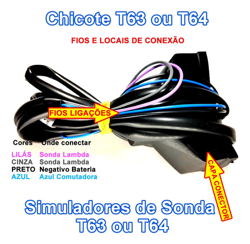 Imagem 3 de 6 de Simulador De Sonda Tury T63 Emulador Sonda Lambda Universal.